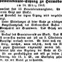 1903-03-13 Hdf Gemeinderatssitzung